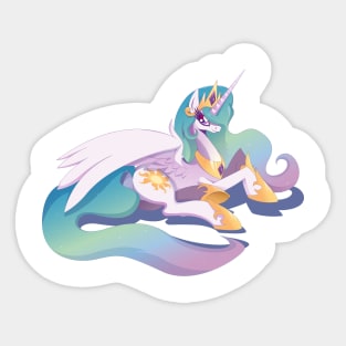 Royal lay down Sticker